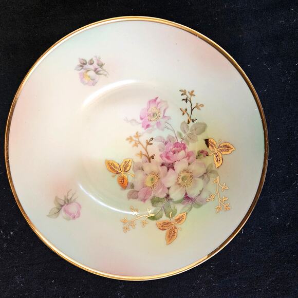 Vintage Schumann Arzberg Germany Wild Rose Shallow Bowl 6" MCM - Picture 1 of 6